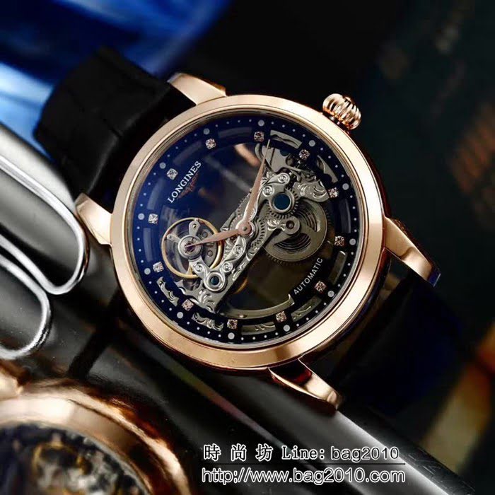 LONGINES浪琴 高級定制 全自動機械 男士腕表 WSS0246